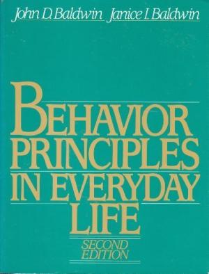 Cover of Behavior Principles In Everyday Life